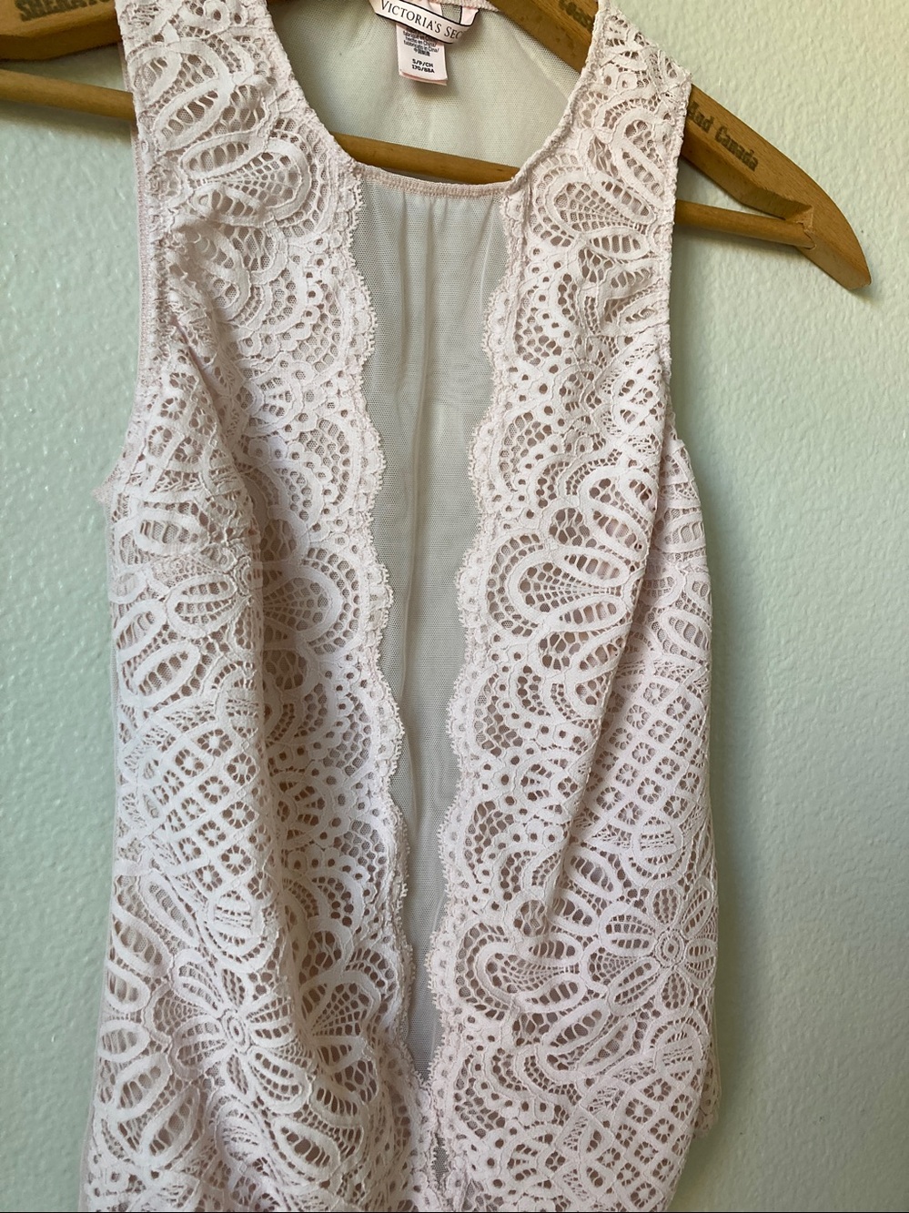 Victoria's Secret Lace Bodysuit Sheer sz S - Picture 5 of 6